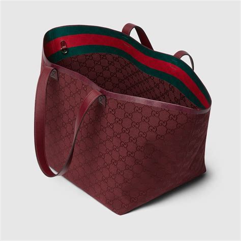 tote bag tela gucci rossa|Gucci Totissima Medium Tote Bag Rosso Ancora Red .